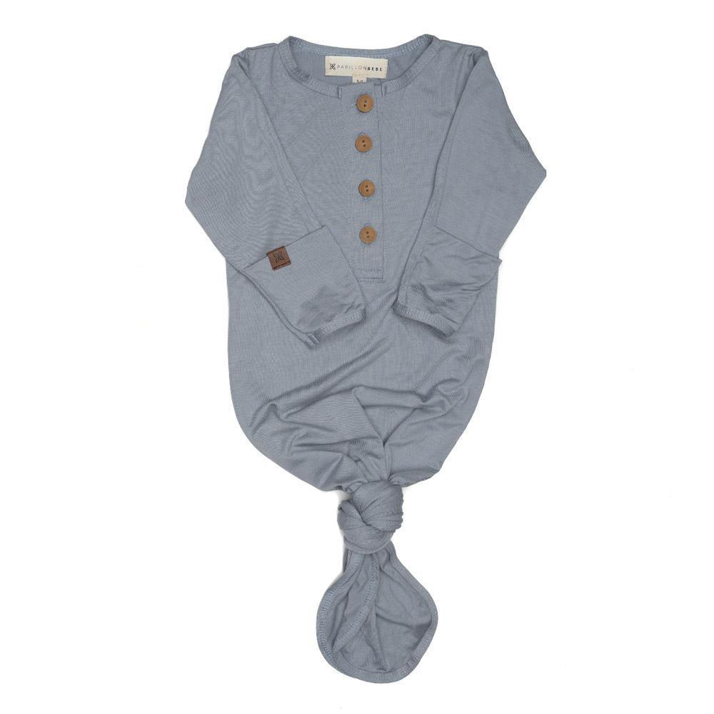 Dusk Everything Newborn Knotted Gown | Milk & Baby