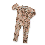 Dust & Petal Zipper Romper | Milk & Baby