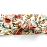 Knotted Headband | Dusty Pink Floral