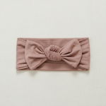 Dusty Rose Bamboo Head Wrap - Minimal Flat Lay