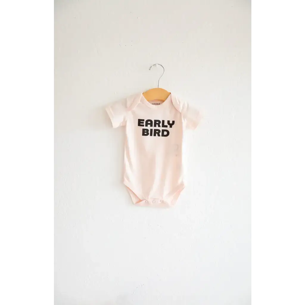 Early Bird Organic Cotton Baby Bodysuit | Milk & Baby