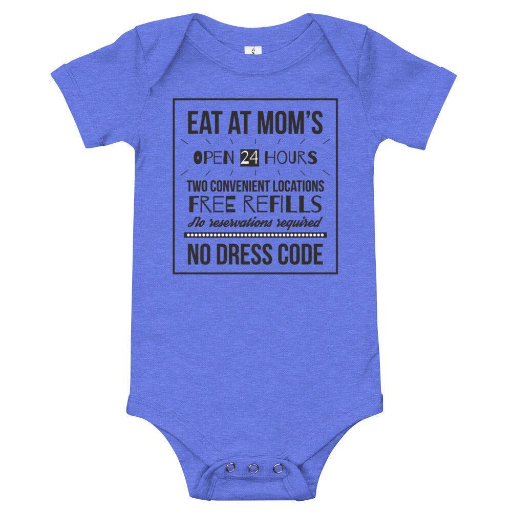 Eat at Mom's Onesie - breastfeeding baby bodysuit – Milk & Baby
