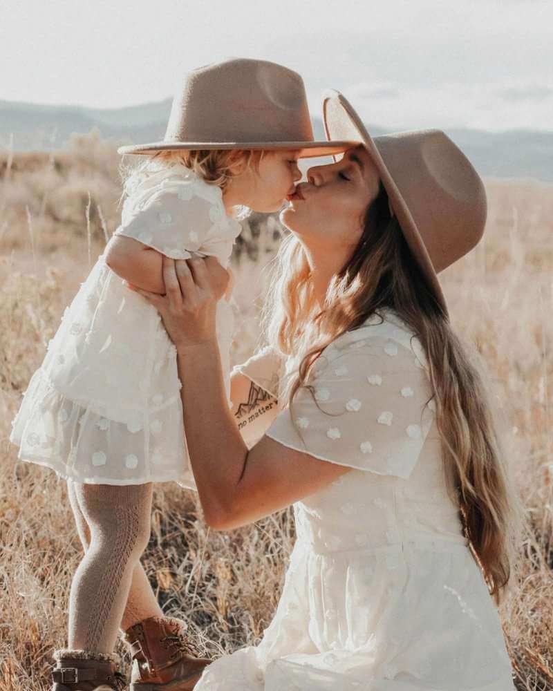 Eden Short Sleeve Dot Dress | Ivory | Milk & Baby