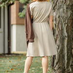 Ella Cinched Waist Midi Dress | Milk & Baby