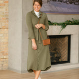 Essential Linen Shirt Dress