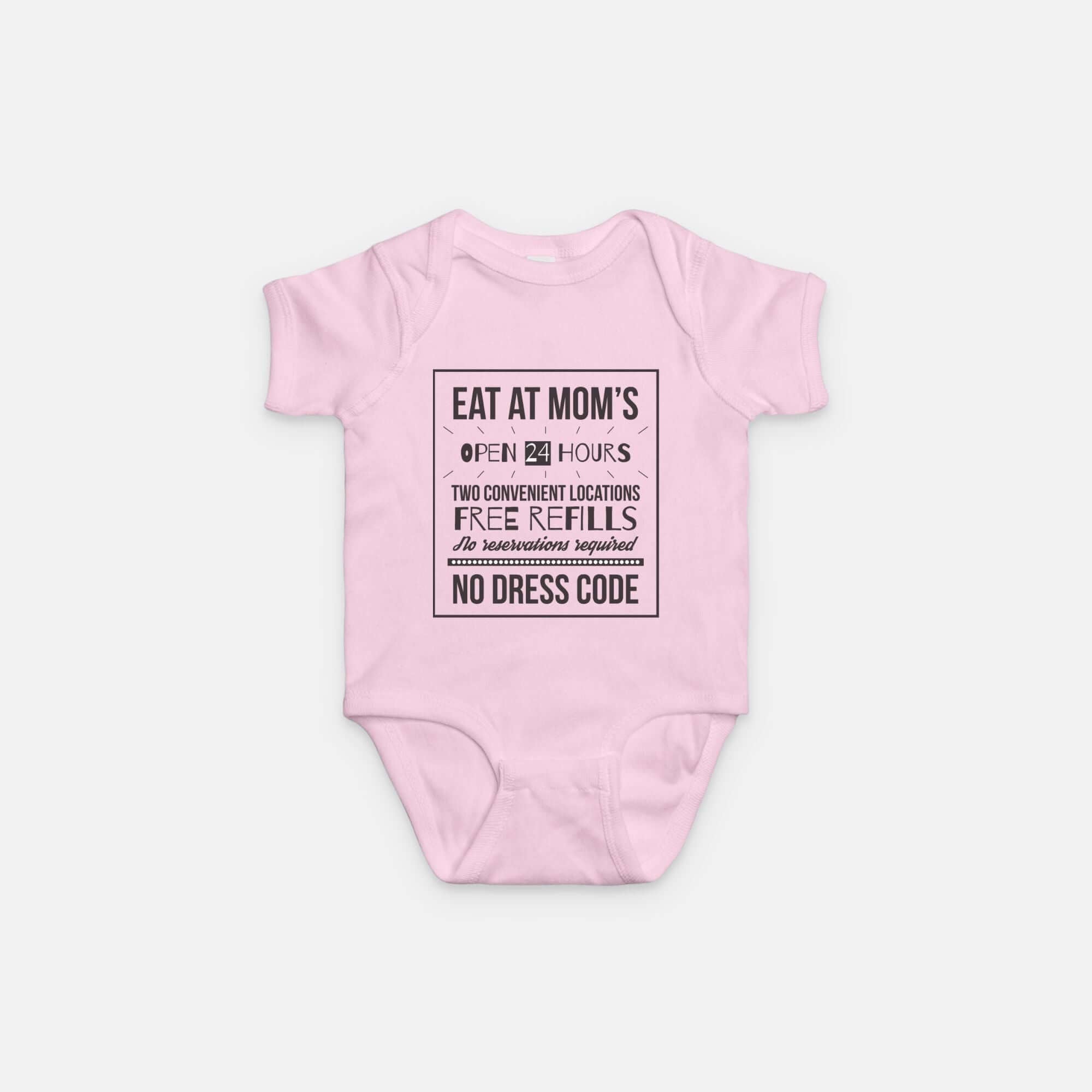 Eat At Moms Baby One Piece | Milk & Baby