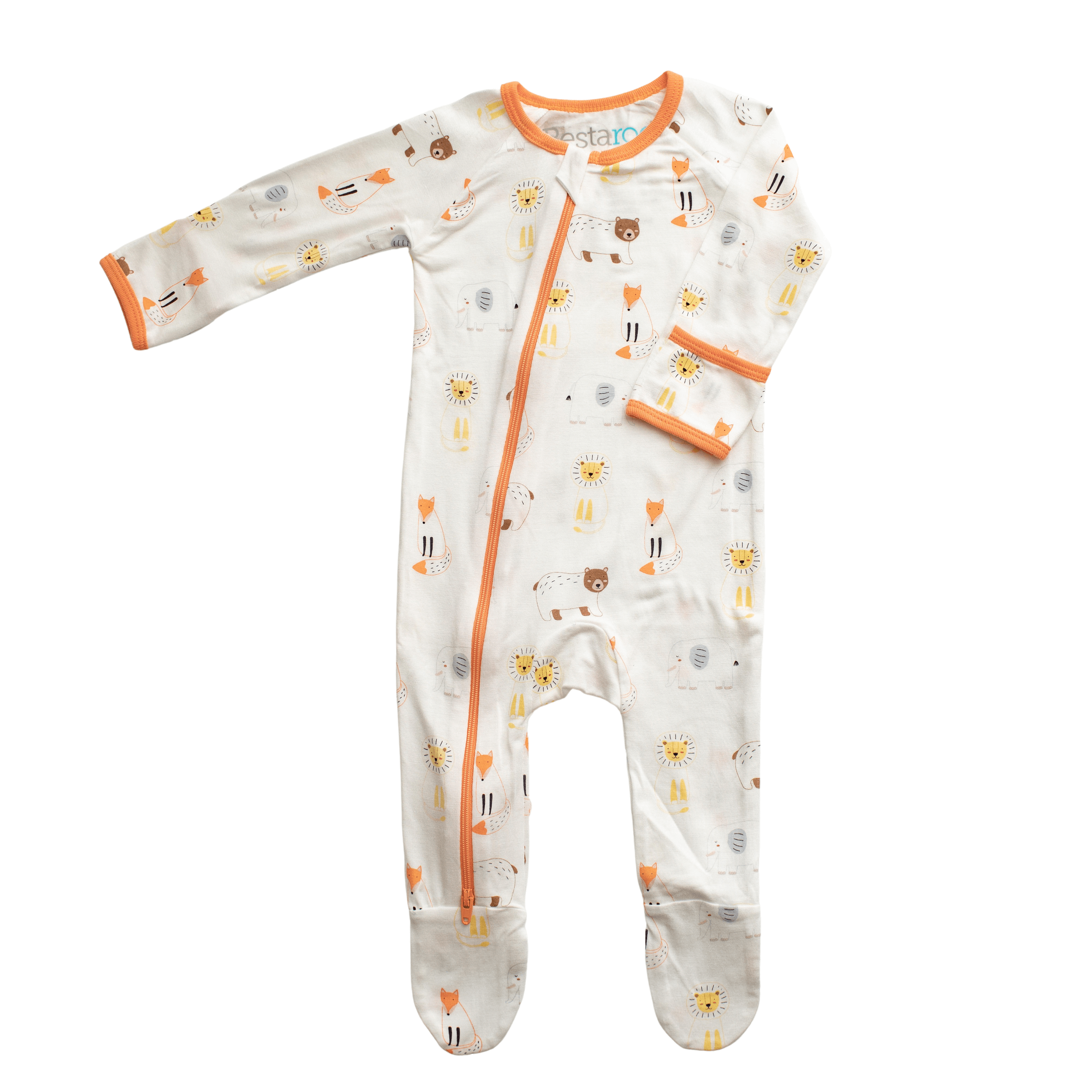 Sunrise Safari Footie | Milk & Baby