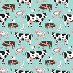 Soft & Stretchy Zipper Footie - Farm Friends | Milk & Baby