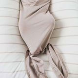 Fawn Everything Knotted Newborn Gown | Milk & Baby