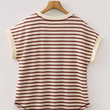 Stripe Half Buttoned Top | Milk & Baby