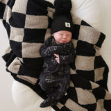 Flaming Hearts | Bamboo Zip Pajamas | Made of the softest premium bamboo. Durable and well designed your little ones can sleep and play in these cozy pajamas. All sizes have rollover cuffs on the hands and cuffs on the feet giving you the option to go foo