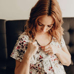 Floral Labor & Delivery Gown | Milk & Baby