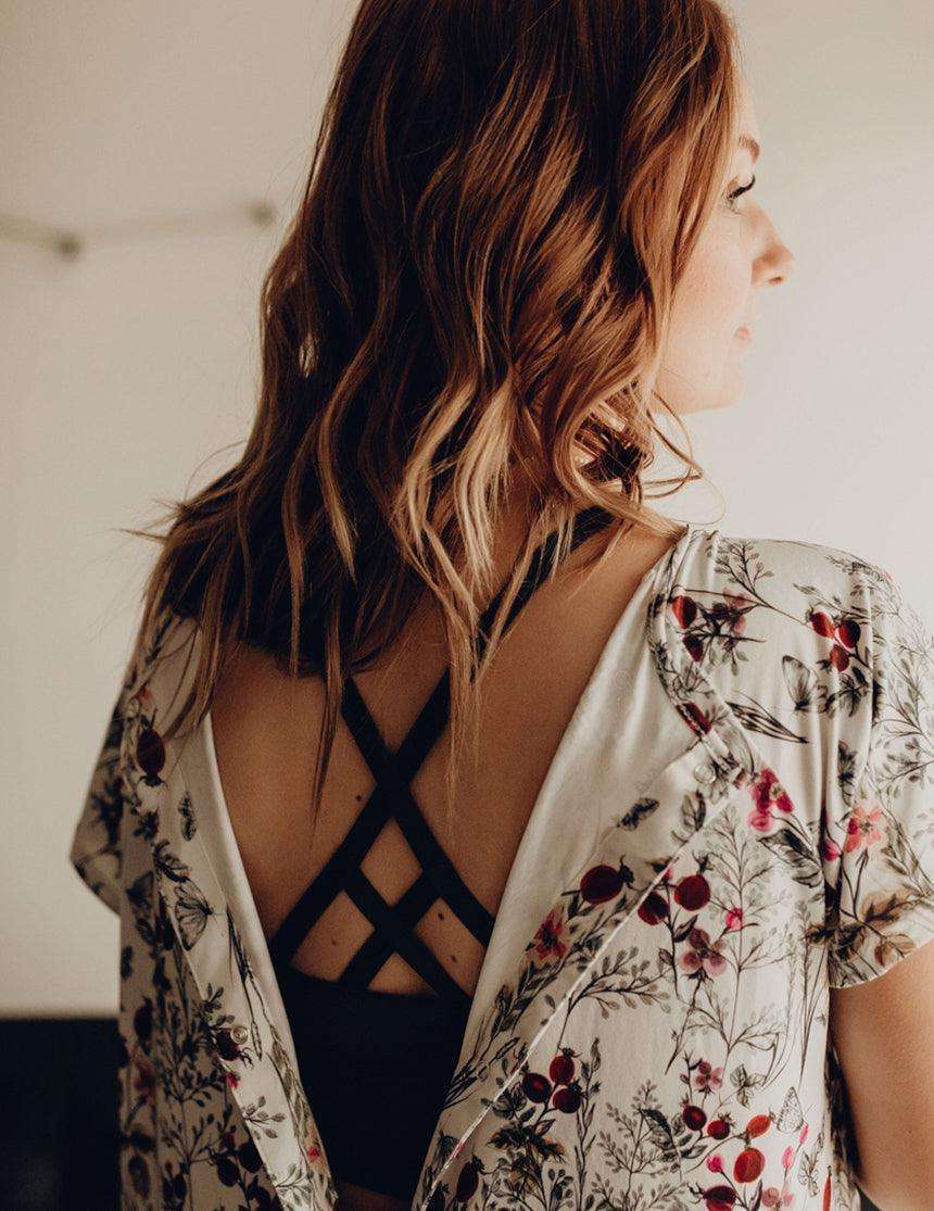 Floral Labor & Delivery Gown | Milk & Baby