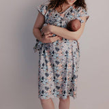 Flower Bloom Labor & Delivery Gown - Milk & Baby 