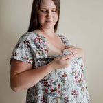 Floral Labor & Delivery Gown | Milk & Baby