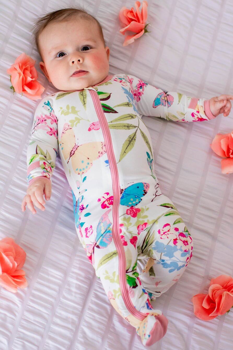 Flutter Babes Footie | Milk & Baby