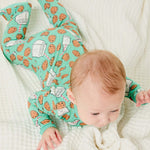 Milk and Cookies | Soft & Stretchy Zipper Footie | Milk & Baby