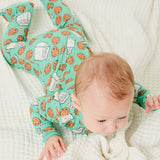 Milk and Cookies | Soft & Stretchy Zipper Footie | Milk & Baby