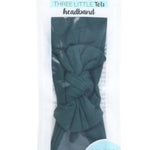 Forest Green Ribbed Knotted Gown Set | Milk & Baby