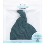 Forest Green Ribbed Knotted Gown Set | Milk & Baby