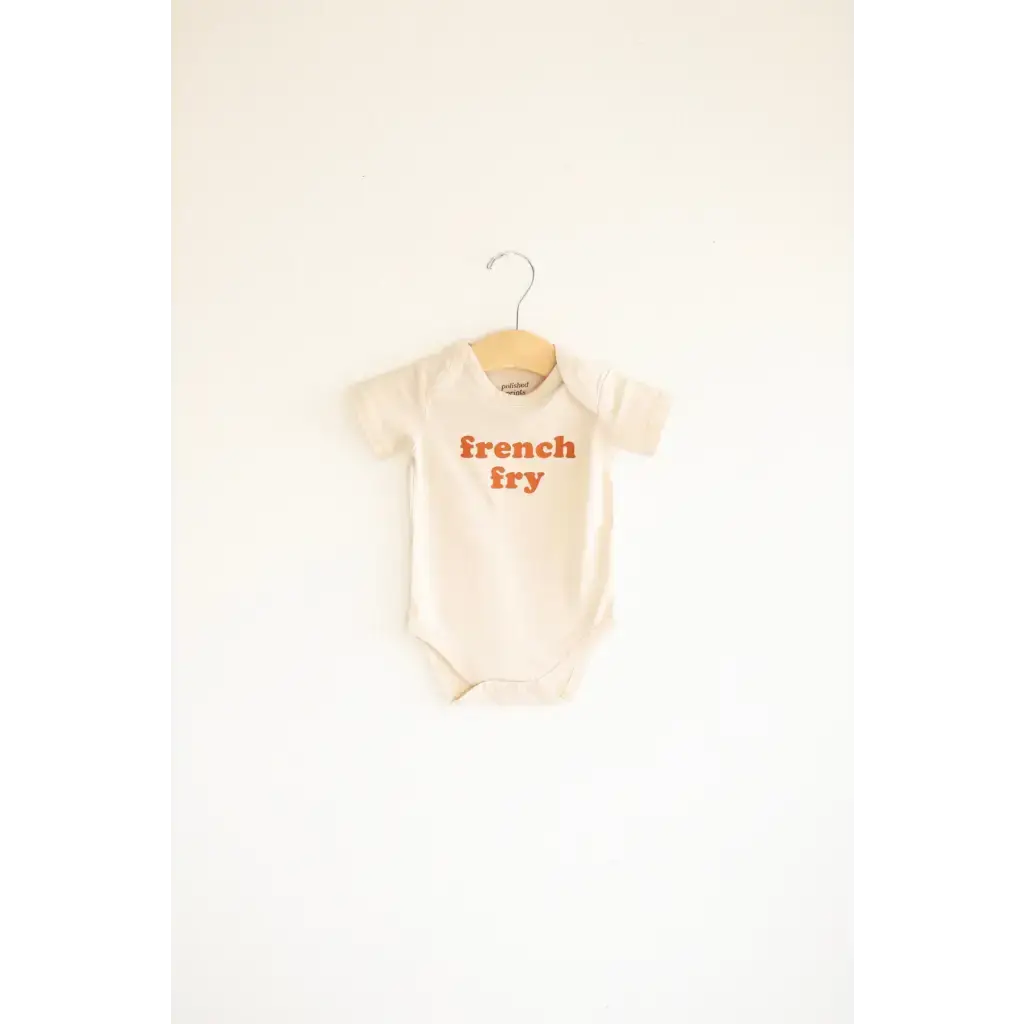 French Fry Organic Cotton Baby Onesie | Milk & Baby