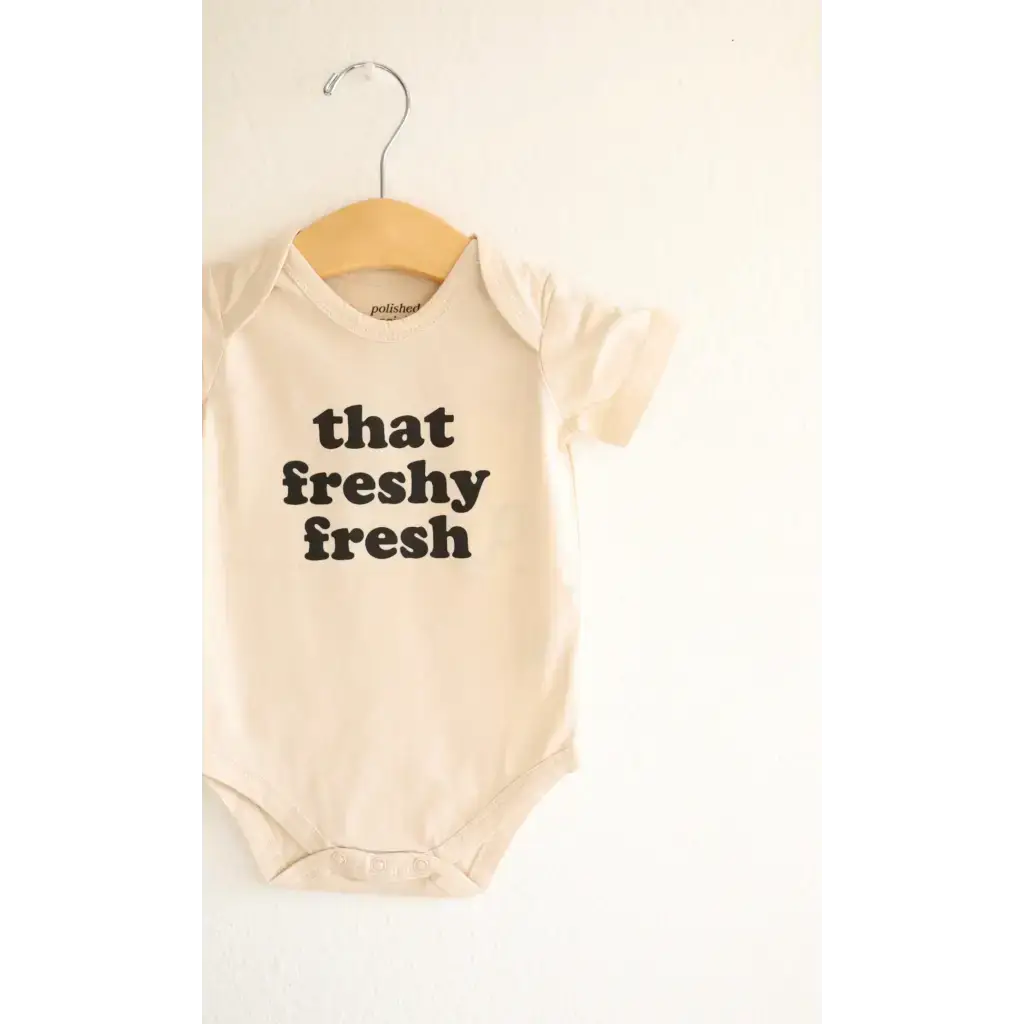 Freshy Fresh Organic Cotton Baby Onesie for New Arrivals | Milk & Baby
