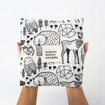 Nordic | Organic Muslin Swaddle | Milk & Baby