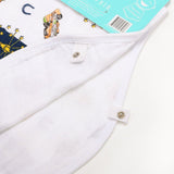 Indiana Baby Muslin Swaddle Blanket and Burp Cloth/Bib | Gift Set