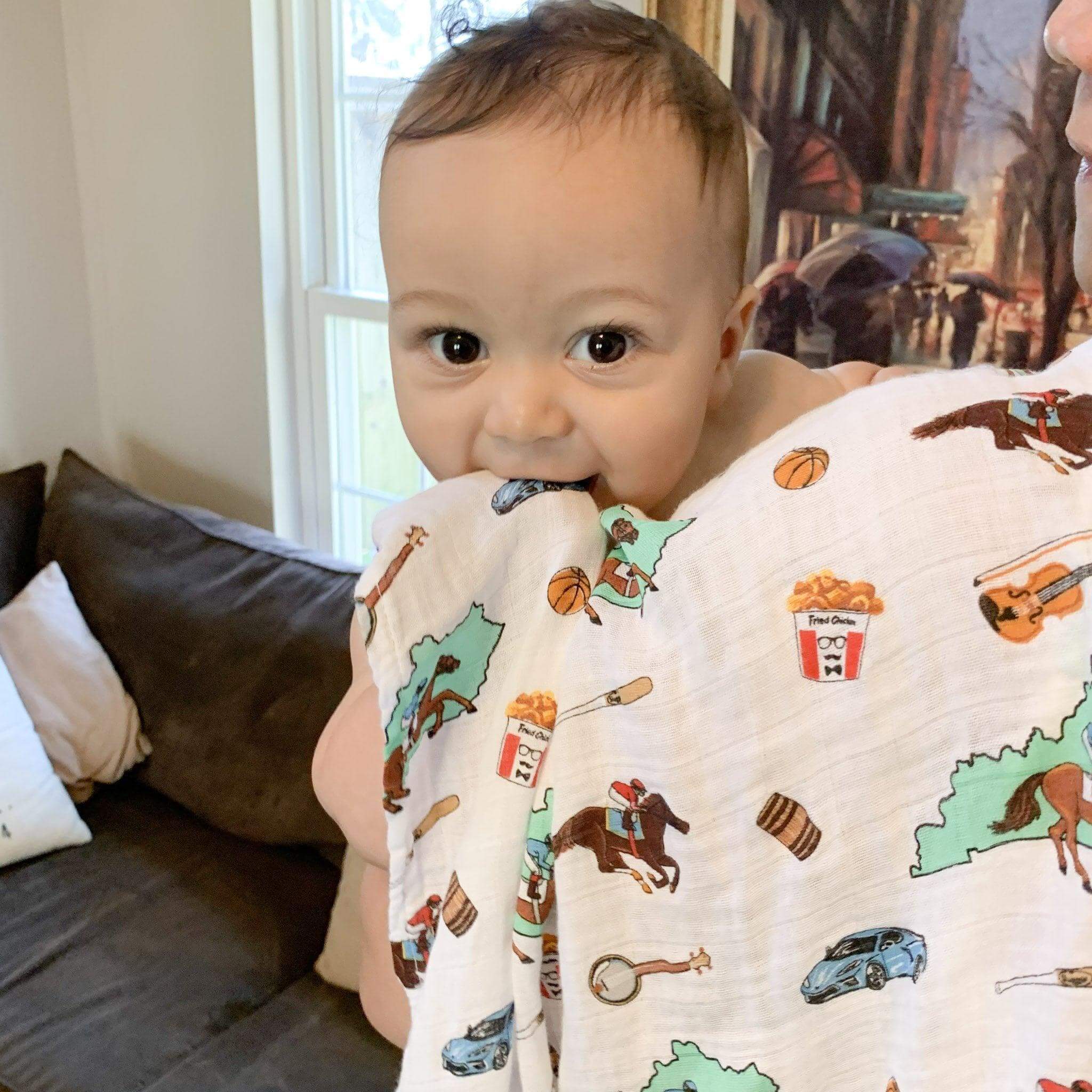 Kentucky Baby Muslin | Gift Set | Milk & Baby