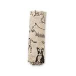 Good Dog Muslin Swaddle Blanket | Milk & Baby