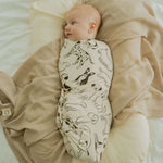 Good Dog Stretch Swaddle Blanket | Milk & Baby