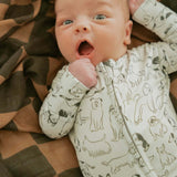 Good Dog Zipper Romper | Milk & Baby