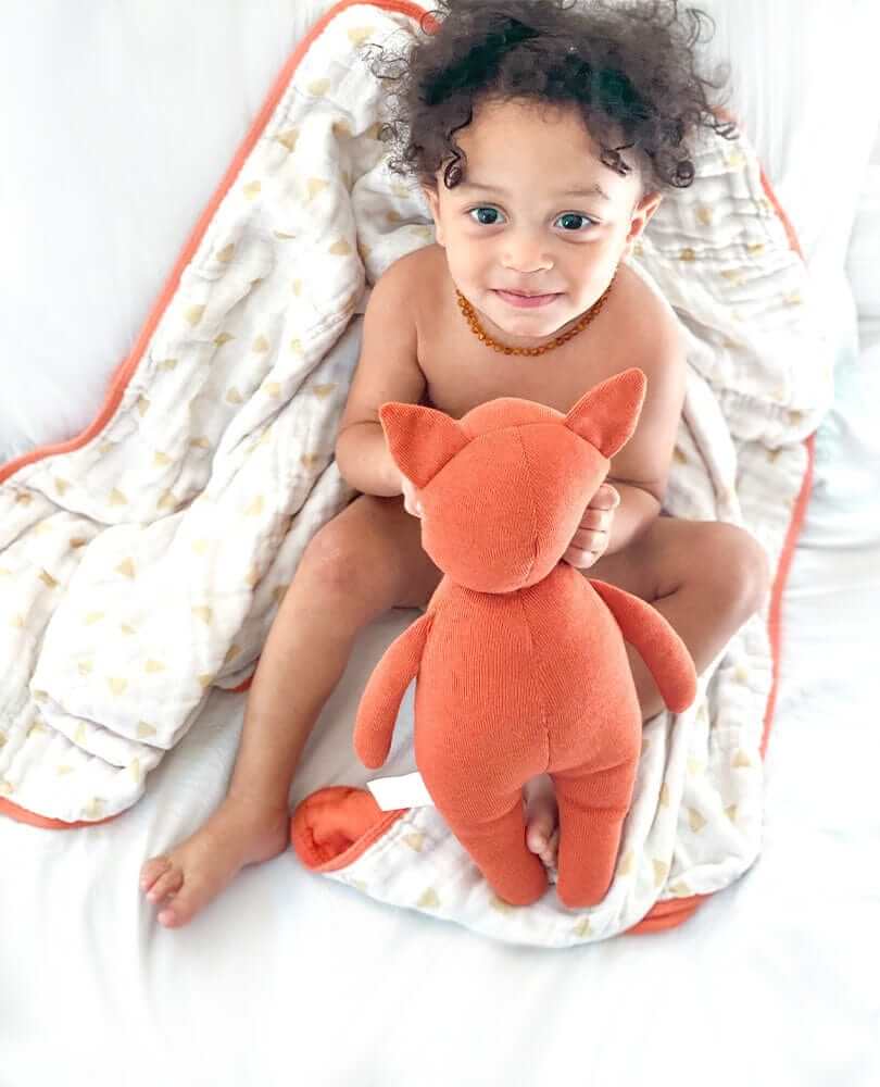 Terracotta Fox Gift Set | Milk & Baby