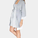 Grace Maternity & Nursing Nightgown, Robe, and Blanket Set | Milk & Baby