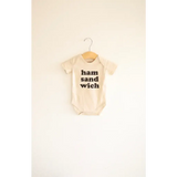 Ham Sandwich Organic Cotton Baby Onesie | Milk & Baby