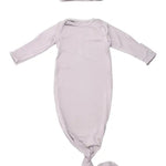 Harbor Mist Knotted Gown Set - Milk & Baby 