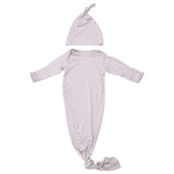 Harbor Mist Knotted Newborn Baby Gown | Milk & Baby