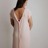 Heavenly Pink Mommy Labor and Delivery/ Nursing Gown - Milk & Baby 