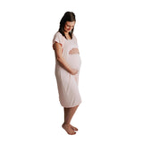 Heavenly Pink Mommy Labor & Delivery Gown