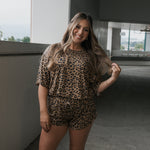 Forever French Baby Leopard Women's Bamboo Short Pajama Set | Milk & Baby