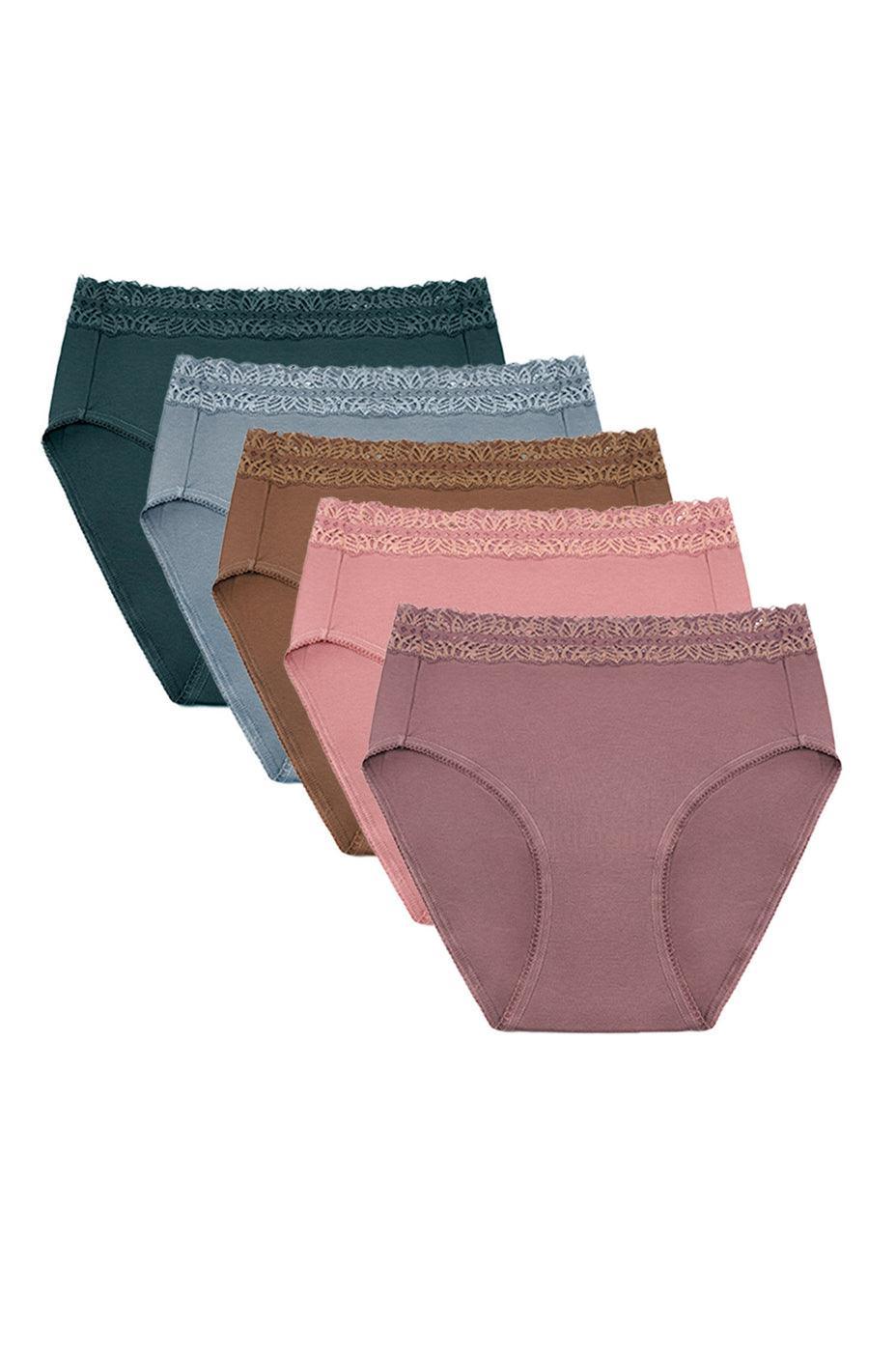 High-Waisted Postpartum Recovery Panties (5 Pack) - Milk & Baby 