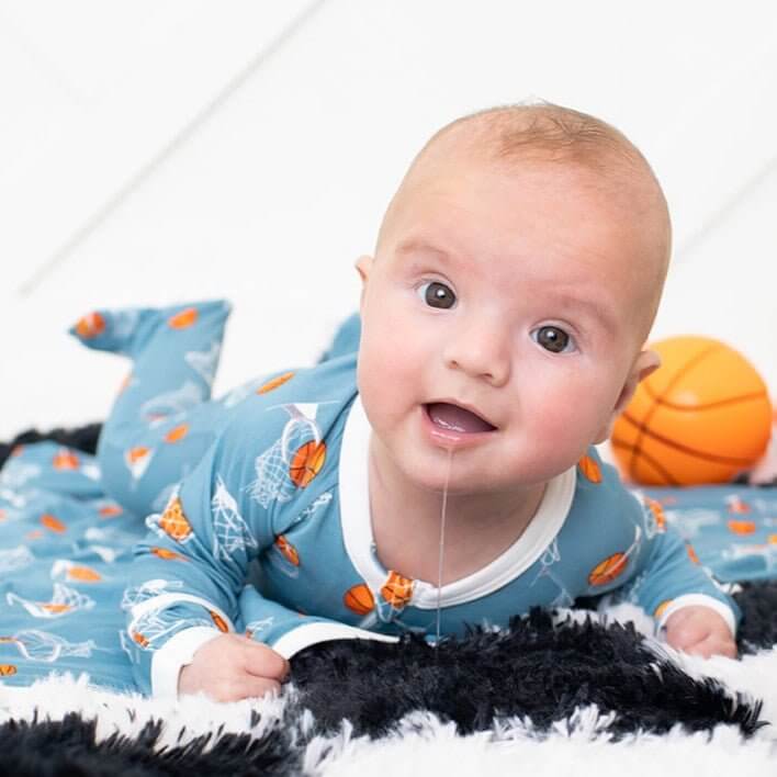 Hoops Footie | Milk & Baby