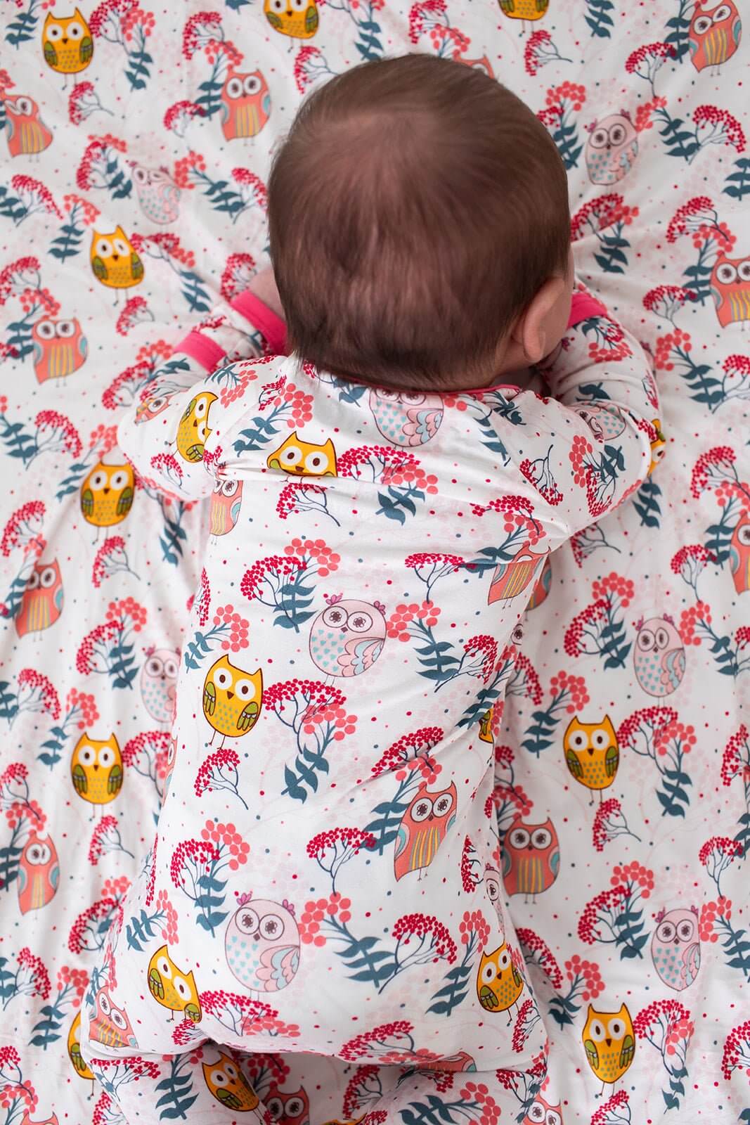 Hoot & Bloom Footie | Milk & Baby