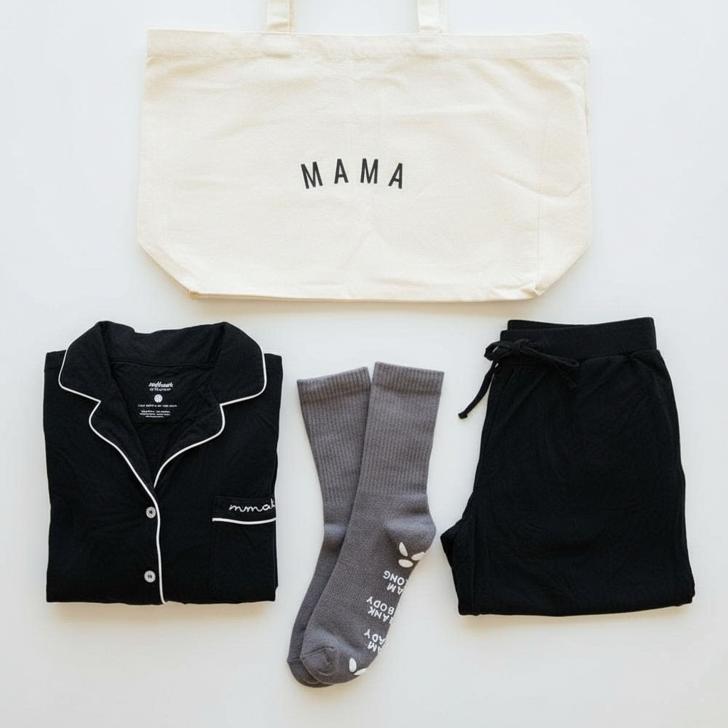 Hospital Comfort Bundle Flat Lay - Rearranged