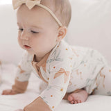 Ribbon Zipper Lounger | Milk & Baby