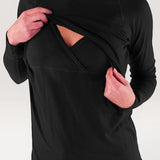 Merino Wool Nursing Long Sleeve Top