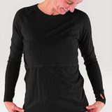 Merino Wool Nursing Long Sleeve Top
