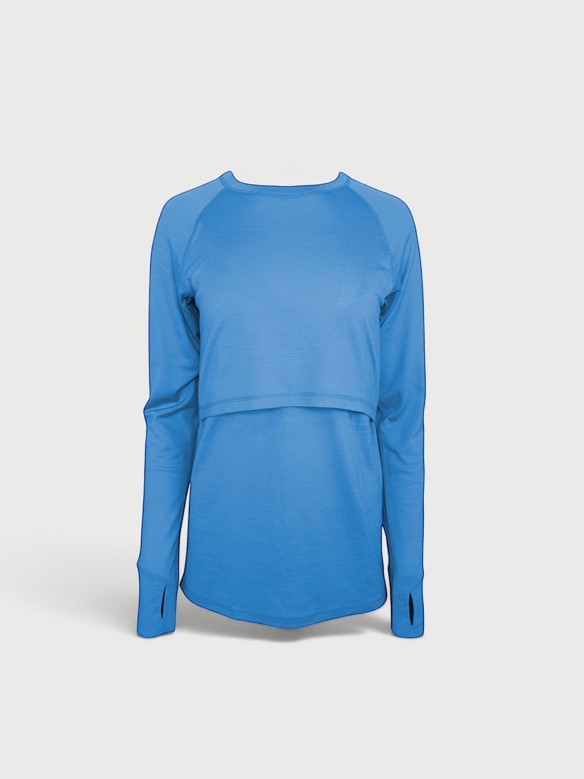 Merino Wool Nursing Long Sleeve Top