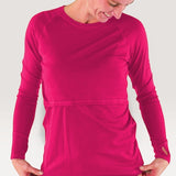 Merino Wool Nursing Long Sleeve Top