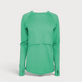 Merino Wool Nursing Long Sleeve Top